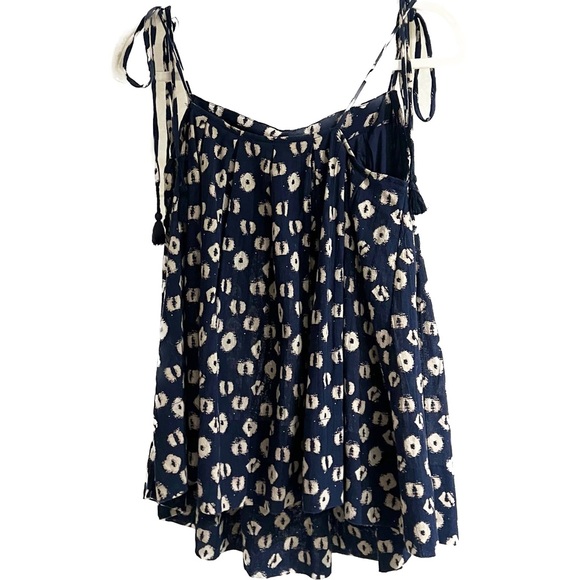 FREE PEOPLE REVOLVE BLUE PRINTED TUNIC - Picture 3 of 3